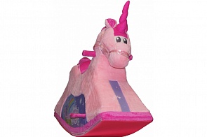 Детская качалка - Единорог розовый (Paremo, PCR818-02)